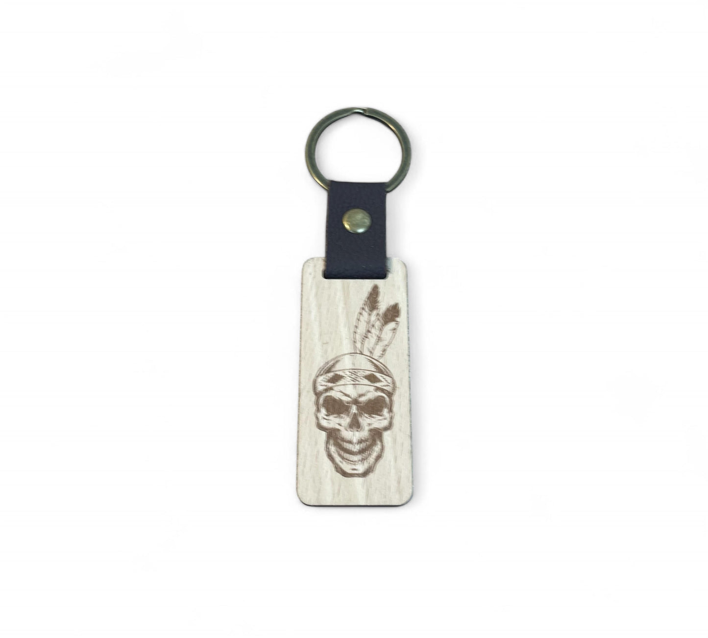 Porte clés en bois Mr. Apache