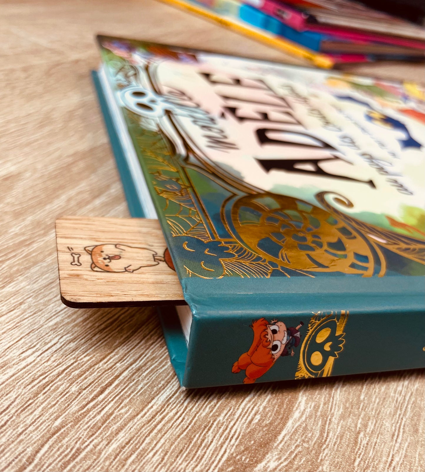 Marque pages en bois de chêne. Kawai