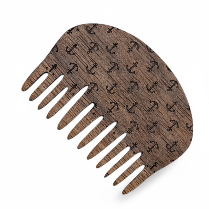 Peigne Le Breton – Mini peigne en bois de noyer américain | Personnalisable