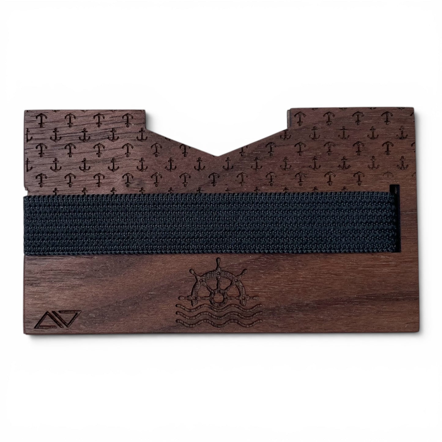 Porte-cartes Le Mariner en Noyer Américain – Style Nautique & Artisanat Premium