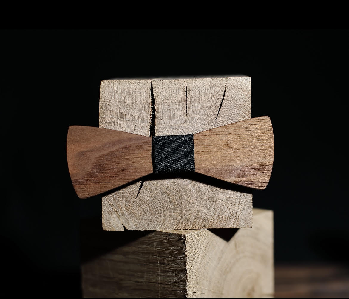 Nœud Papillon L’Original en Bois Américain – Ultra Slim & Personnalisable